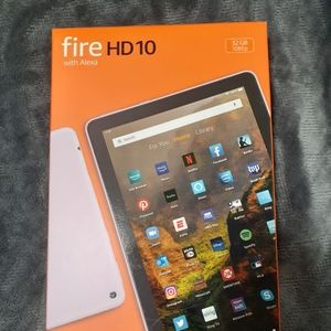 New 2021 Amazon Fire HD 10" Tablet plus Case Voucher